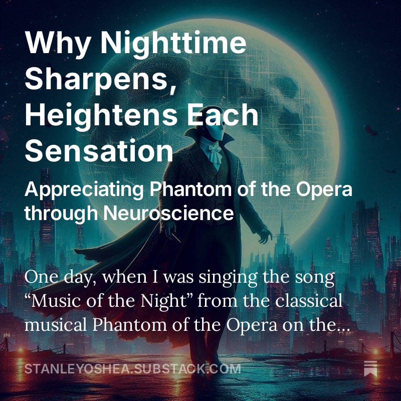 Why Nighttime Sharpens, Heightens Each Sensation